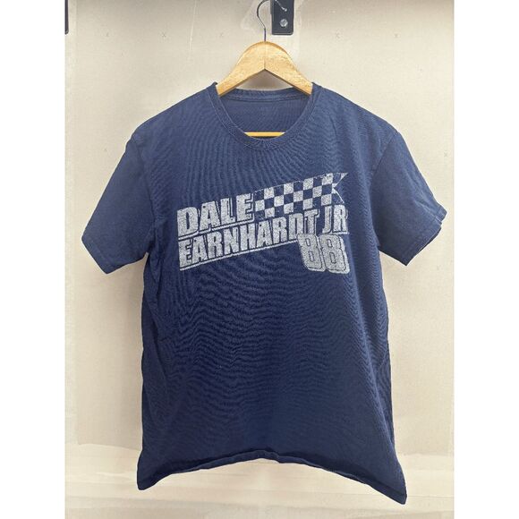 Dale Earnhardt Jr. Navy Salt Life Vintage Slant T-Shirt Mens Small EUC - Picture 3 of 6